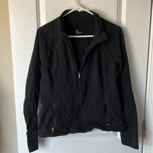 Gap Fit full zip athletic black sweatshirt